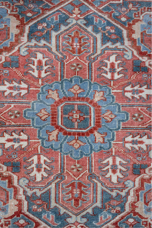Antique Heriz Area Rug (8' x 11')